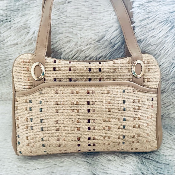 Vintage Woven Tapestry Satchel EUC Beautiful Autumn Bag 🍂 - Picture 1 of 12